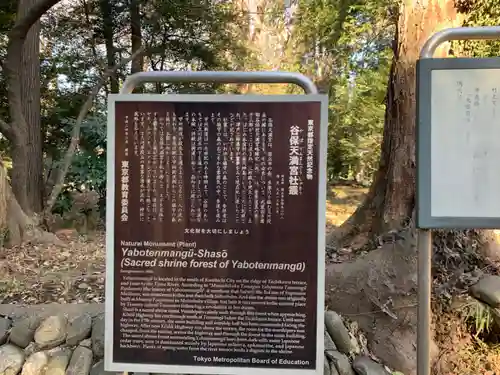 谷保天満宮の歴史