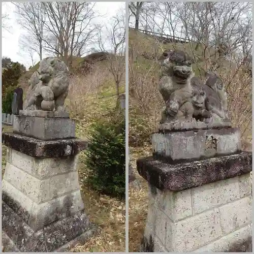 たばこ神社の狛犬