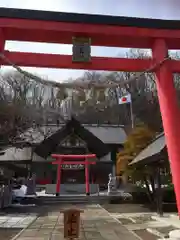 網走三吉神社の鳥居