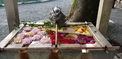 穂高神社本宮の手水舎
