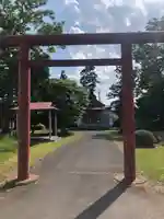 油川神明宮の鳥居