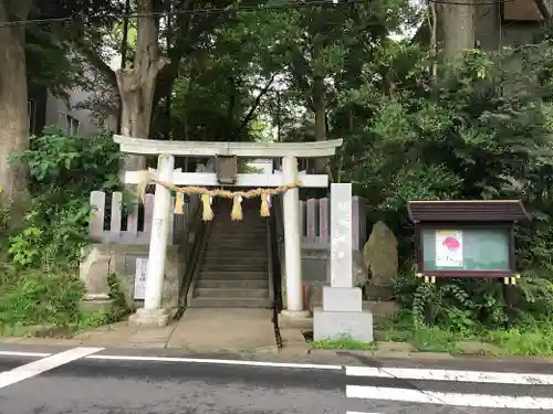 柴崎神社の鳥居