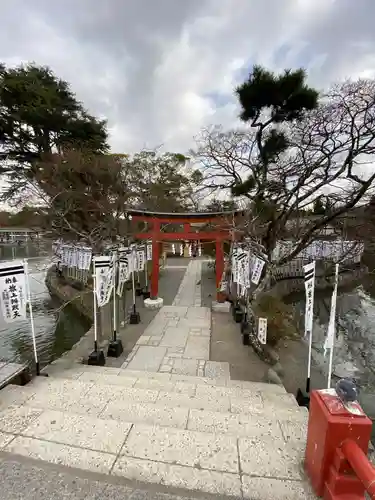 旗上弁財天社の鳥居