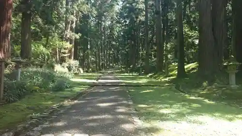 平泉寺白山神社の周辺