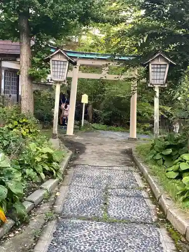 善知鳥神社の鳥居