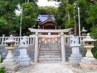 中洲神社の鳥居
