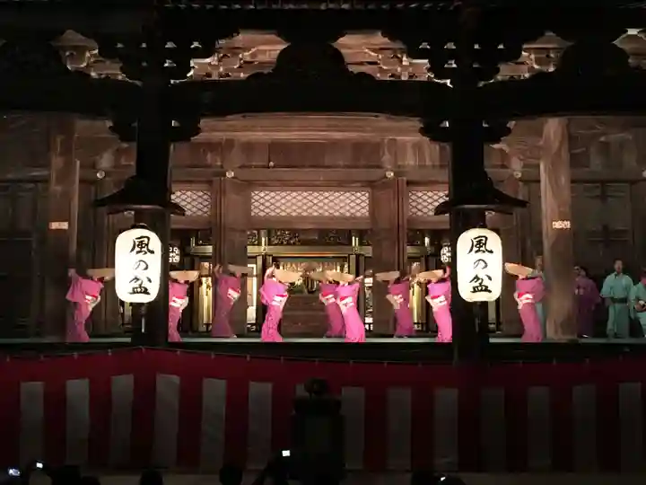聞名寺のお祭り