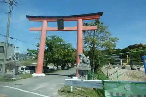 岡田國神社の鳥居