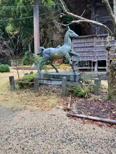 松尾寺の狛犬