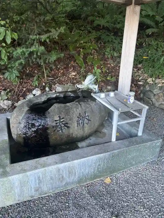 足寄神社の手水舎