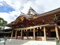 寒川神社の本殿