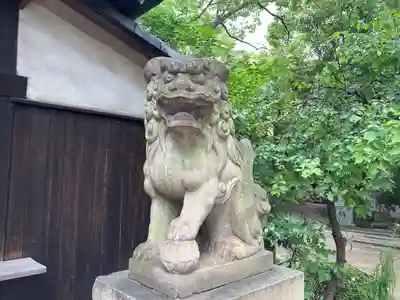 三条八幡神社の狛犬