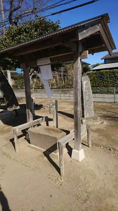 八幡香取神社の手水舎