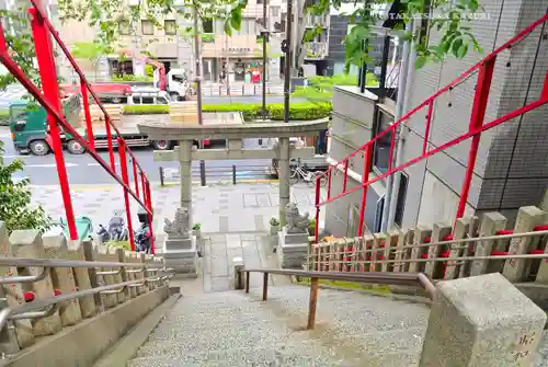 三田春日神社の鳥居