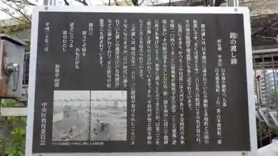 地蔵尊(鎧橋地蔵)の周辺