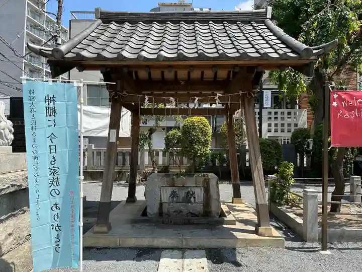 柏神社の手水舎