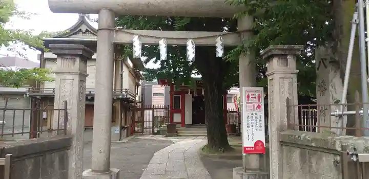 白幡八幡神社の鳥居