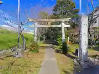 八幡神社(拾町野)の鳥居