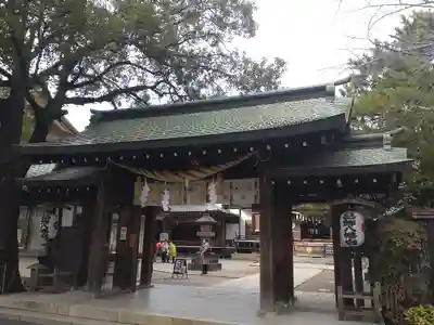 葛飾八幡宮の山門・神門