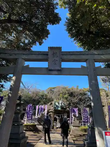 江島神社の鳥居