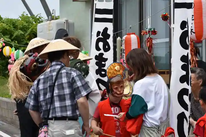尻岸内八幡神社のお祭り