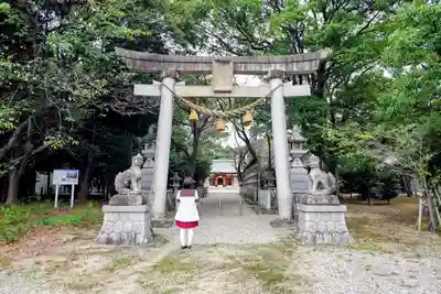 東端八劔神社の鳥居