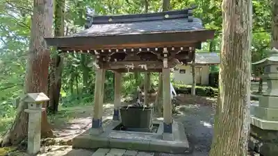 山中浅間神社の手水舎