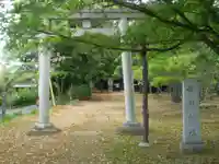 森市神社(村屋坐彌冨都比賣神社摂社)の鳥居