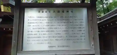 大國魂神社の歴史