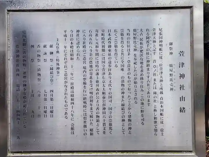 萱津神社の歴史