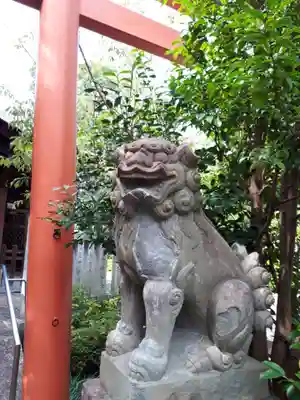 漢國神社の狛犬