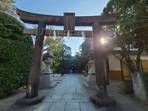 久留米宗社　日吉神社の鳥居