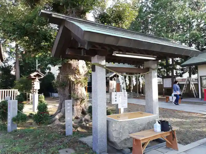 香取神社(旭町香取神社・大鳥神社)の手水舎