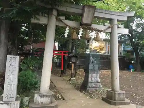 羽根木神社の鳥居