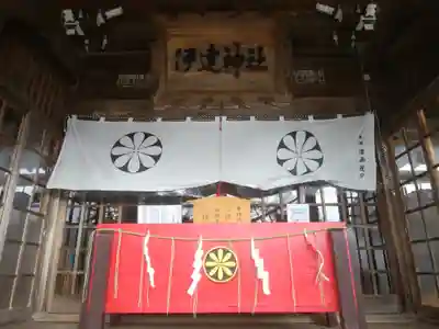 伊達神社の本殿・本堂