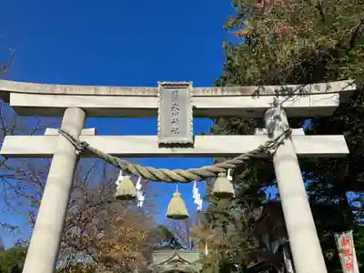 鎮守氷川神社の鳥居