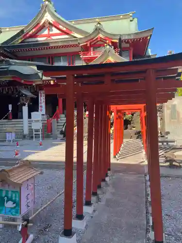 京濱伏見稲荷神社の鳥居