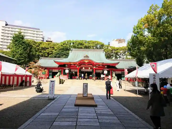 生田神社の本殿・本堂