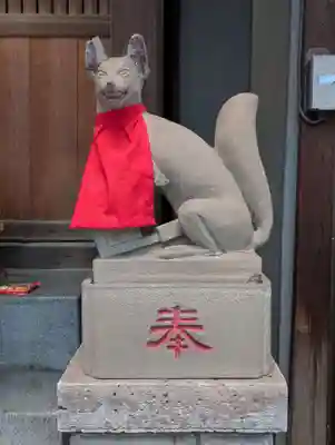 出世稲荷神社（柳森神社境外摂社）の狛犬