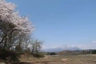 笹山原神社の景色
