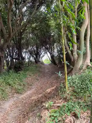 年毛神社の周辺