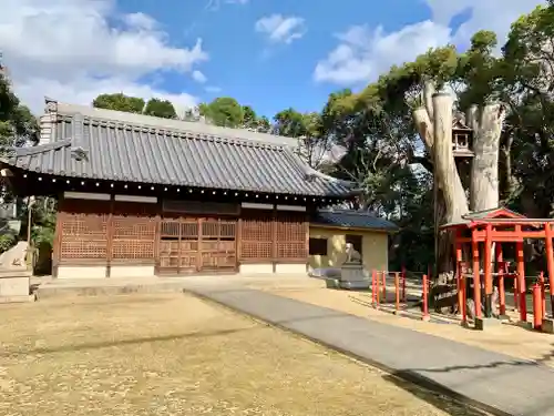 中臣須牟地神社の本殿