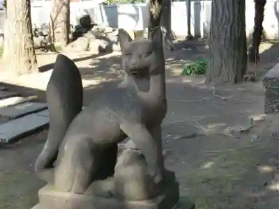 栗原氷川神社の狛犬