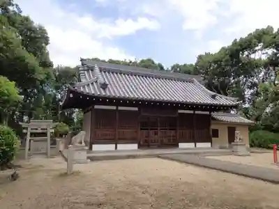 中臣須牟地神社の本殿・本堂
