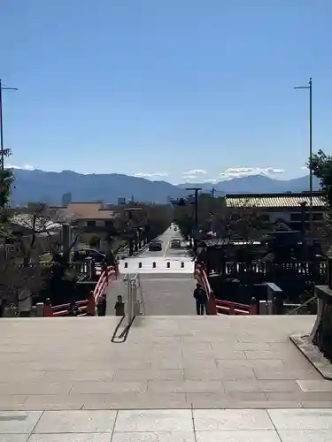 武田神社の景色