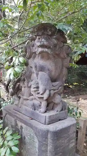 赤坂氷川神社の狛犬