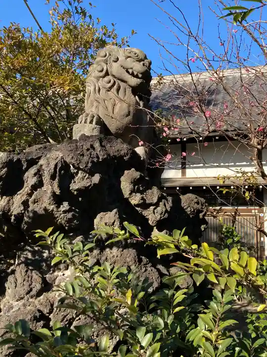 御霊神社の狛犬