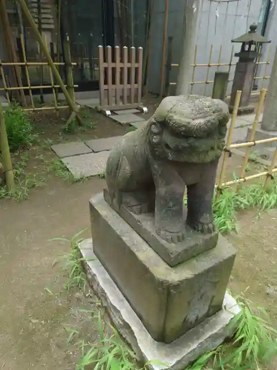 亀有香取神社の狛犬