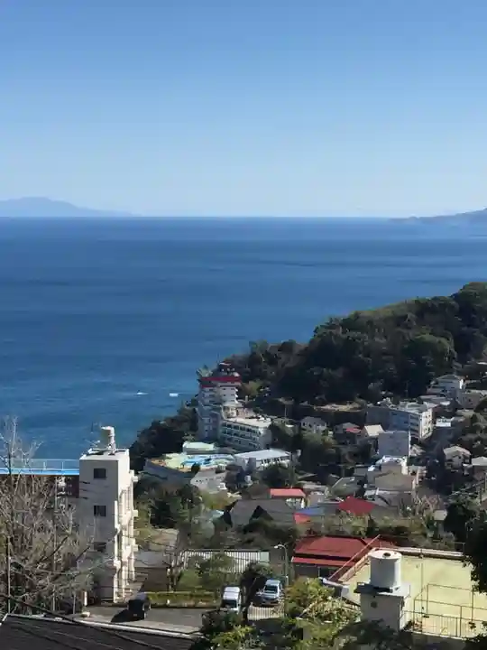 伊豆山神社の景色