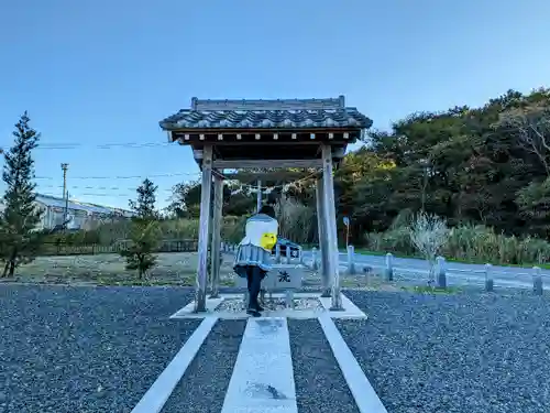 柏木神社の手水舎